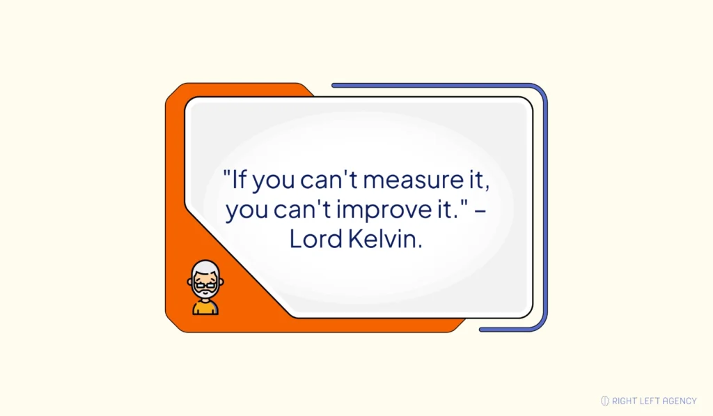 technical seo measurement quote by Lord Kelvin