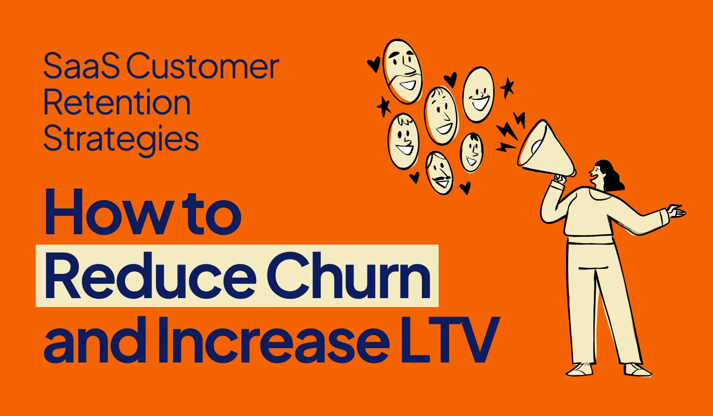 SaaS customer retention thumbnail showing reduced churn, higher customer lifetime value, renewals, and account growth.