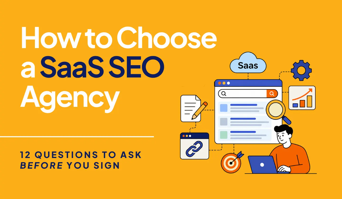 SaaS marketing leader comparing SEO agencies using experience, pipeline reporting, methodology, and contract criteria.