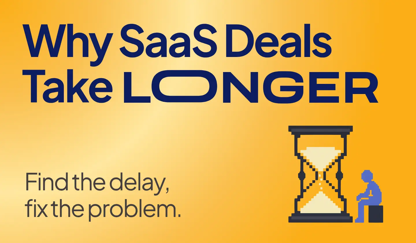 SaaS sales pipeline showing deals stalled during evaluation and approval stages.