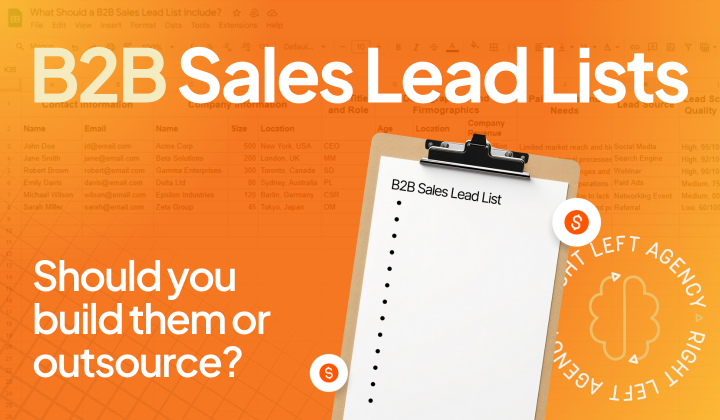 B2B Sales Lead Lists: Should You Build Them or Outsource